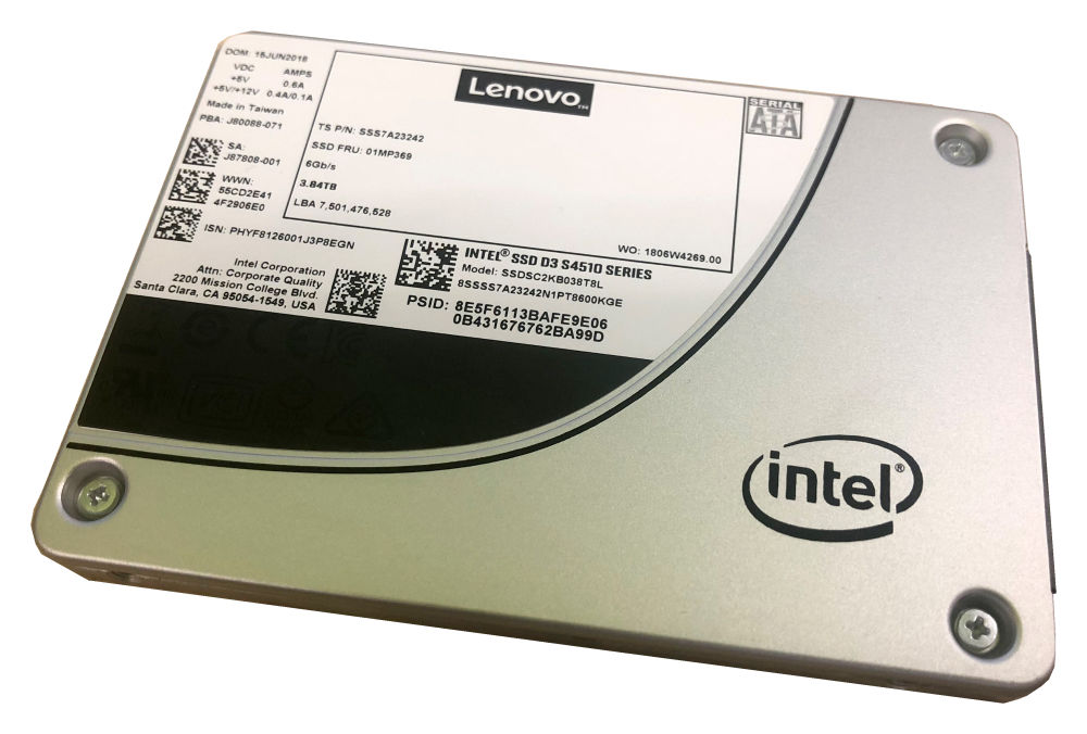 ThinkSystem Intel S4510 Entry SATA 6Gb SSDs Product Guide